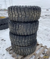 (4) LT325/80R16 Tires w/8 Hole Rims