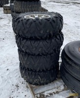(4) ATV Tires w/Aluminum Rims