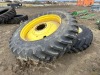 (2) 480/80R46 Tires w/John Deere Rims