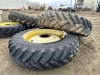 (2) 480/80R46 Tires w/John Deere Rims - 2