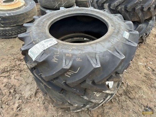 (2) 15.5/80-24 Tires