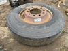 295/75R22.5 Tire w/Rim