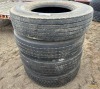 (4) 11R22.5 Tires