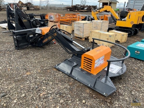 LandHonor Skid Steer Articulating Brush Cutter