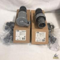 NEW Eaton 60 AMP Cord Connectors - Pair Male/Female