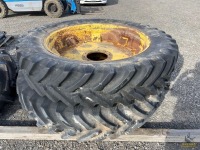 (2) Armstrong 14.9R46 Tire W/ Rims