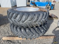 (2) GoodYear 20.8R42 Tires W/ Rims