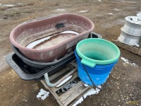 Assorted Troughs & Buckets