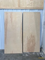 (2) 84"x36" Birch Exterior Door