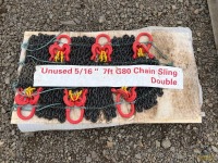 5/16" 7' G80 Double Chain Sling
