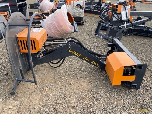 Landhonor Skid Steer Articulating Hydraulic Brush Cutter